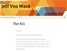 Tablet Screenshot of jeffvonward.com